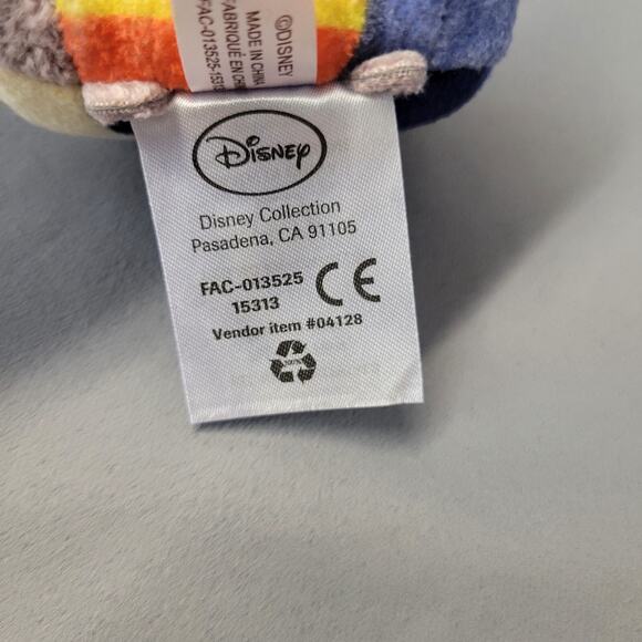 Zootopia Disney Tsum Tsum Bunny Judy Hopps Plush Toy Orange Blue 3" Long New - Picture 10 of 16